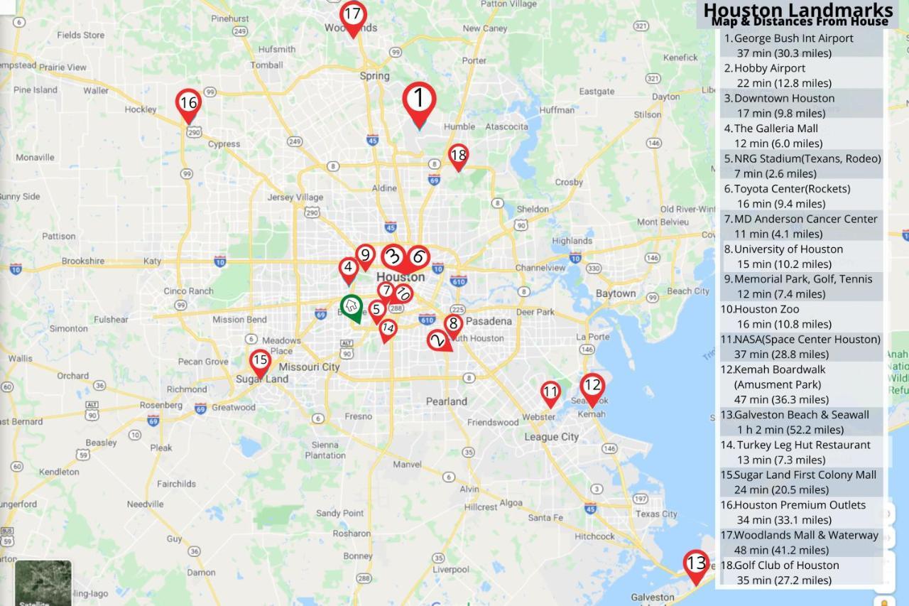 Rodeo, Grb, Nrg, Galleria, Medical Center, Mm Park, Galveston - Breakwood Houston Buitenkant foto